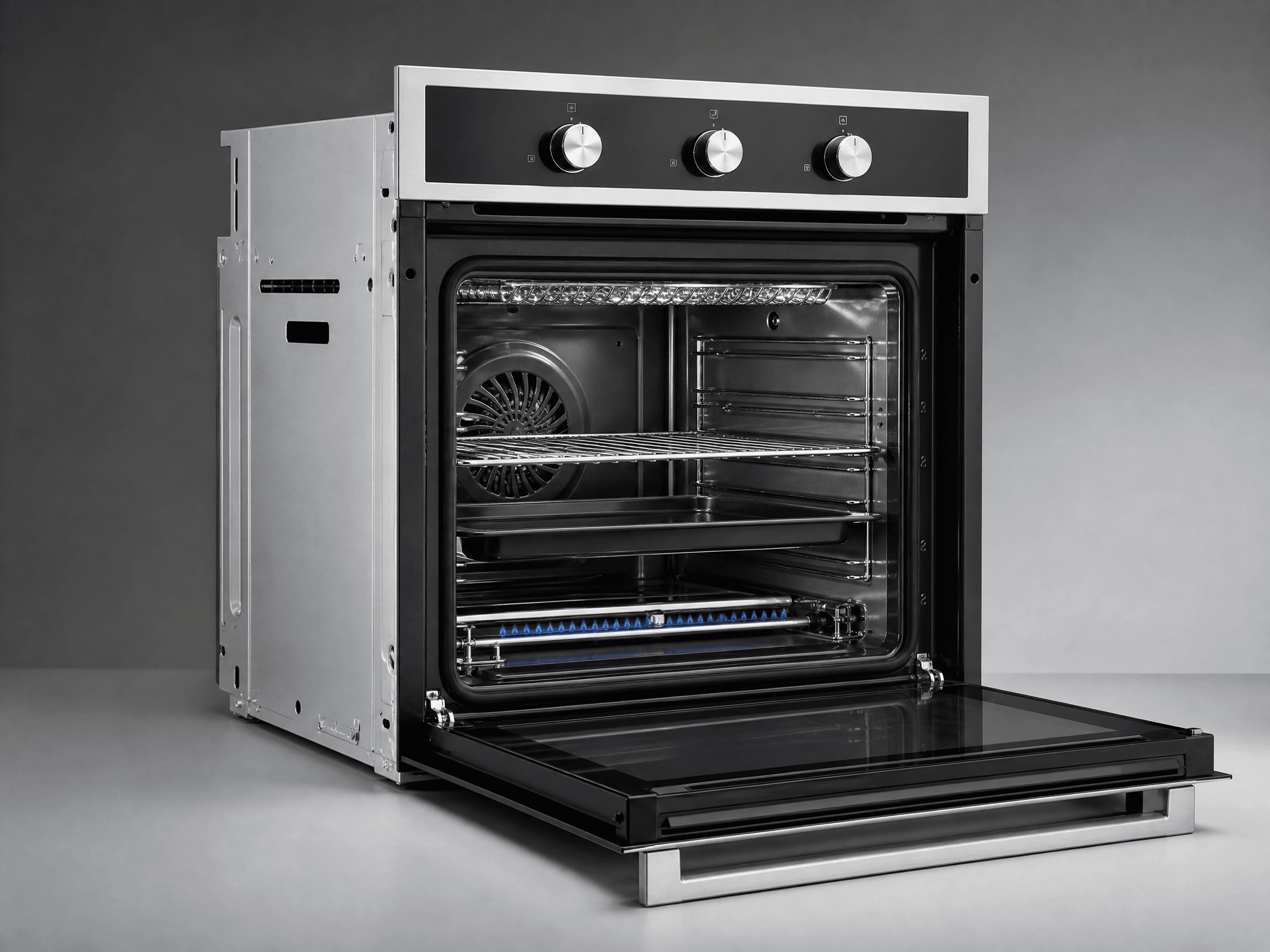 60L built-in gas oven HP-GOV60 with convection fan, grill burner and flame failure safety device for home baking
