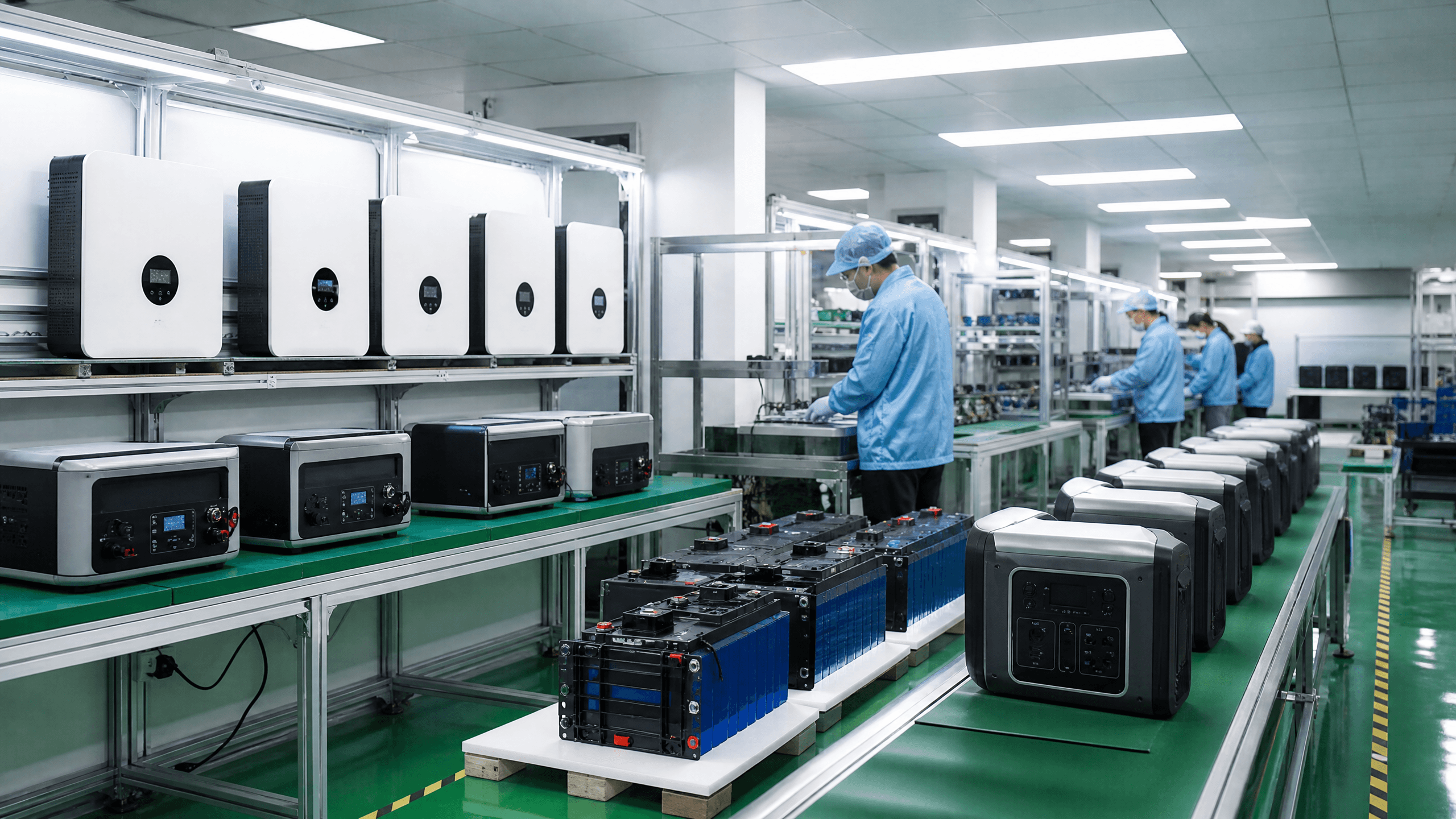 Home appliance production line — precision manufacturing