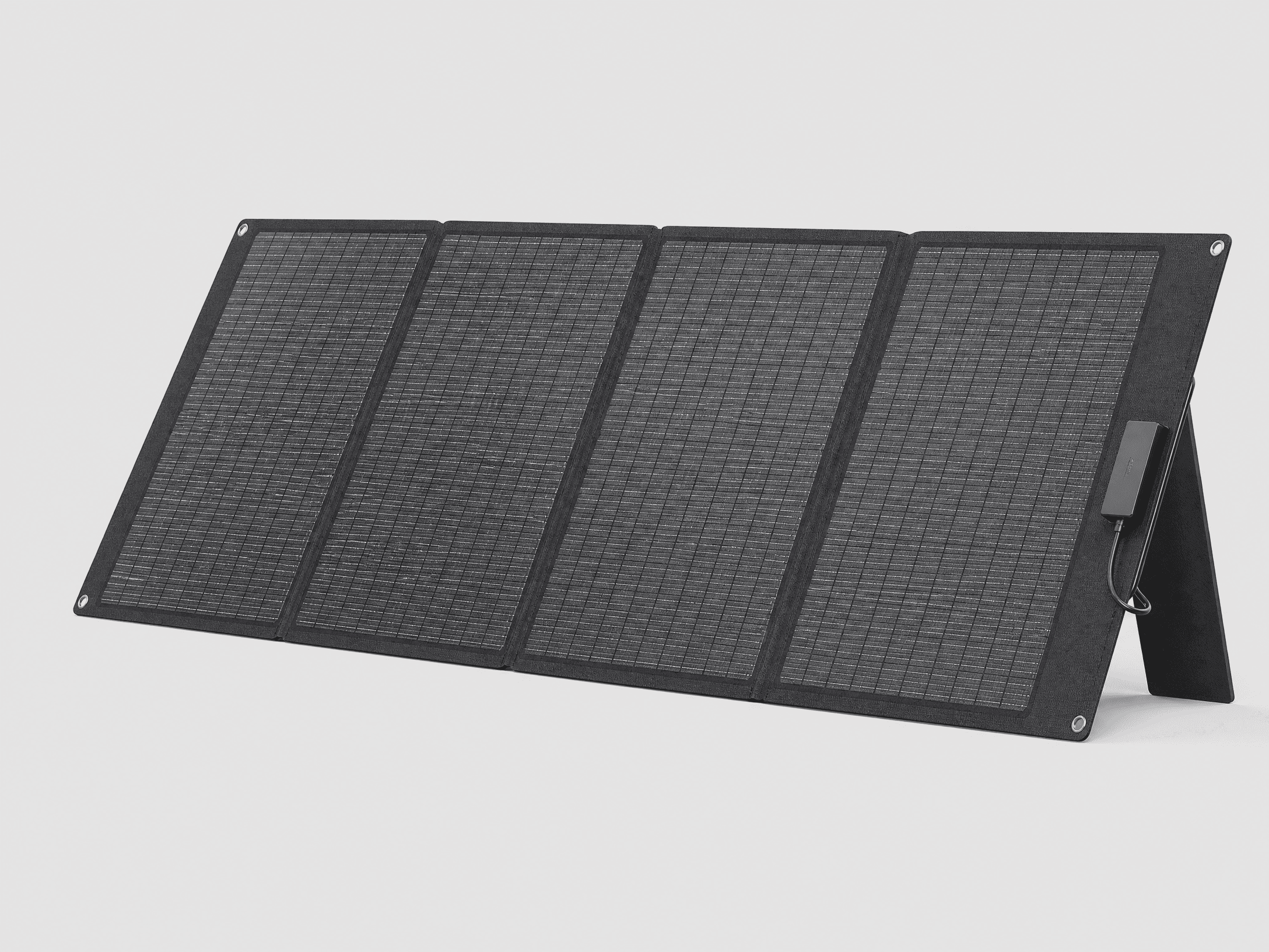 200W foldable solar panel HP-SOL-200F with ETFE surface for camping and RV use