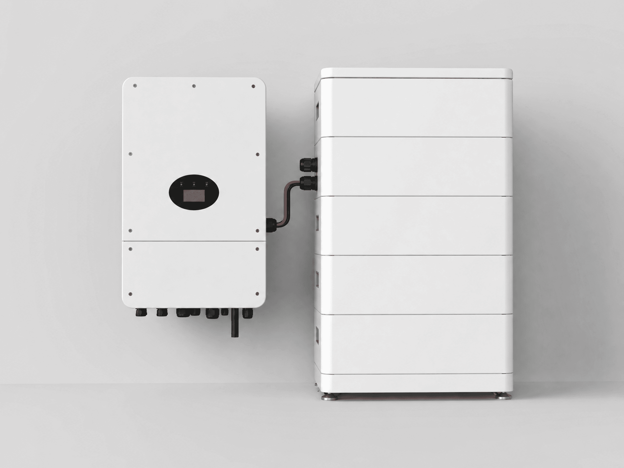 5000W home energy storage system HP-SOL-5000H with modular LiFePO4 for grid-tie