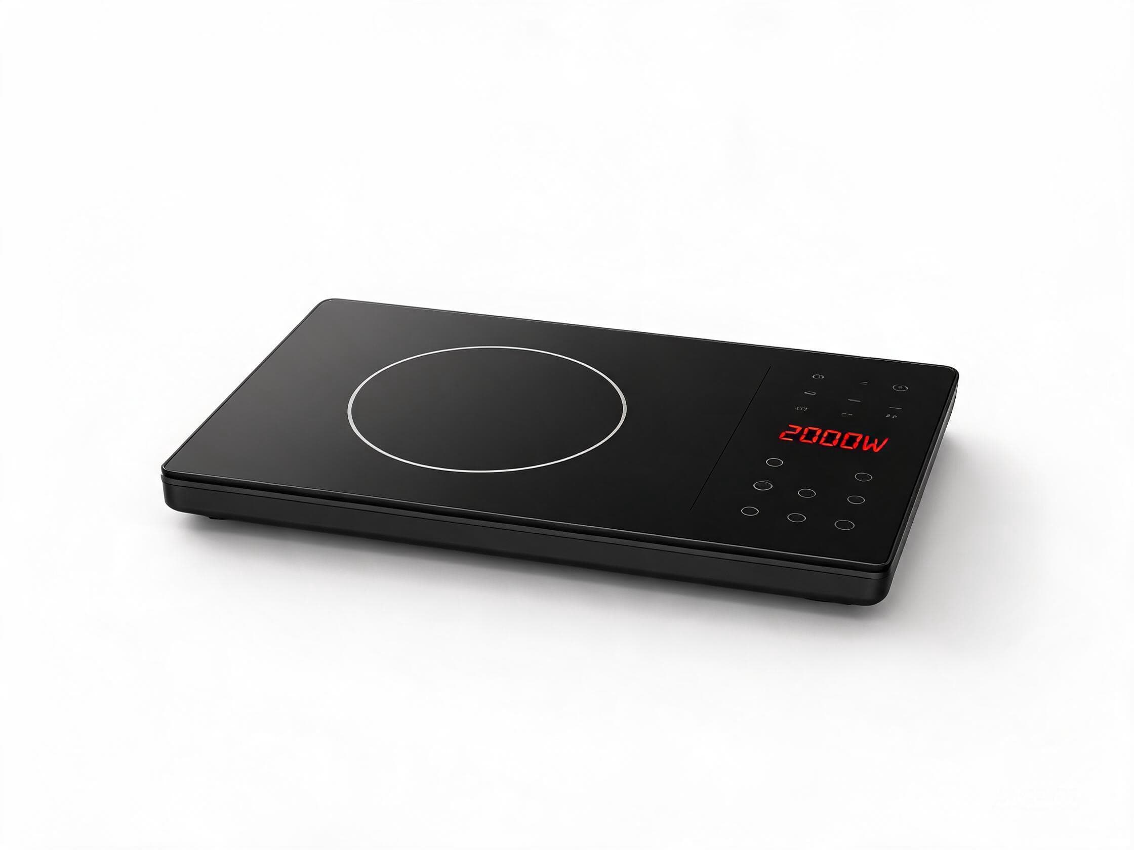 Plaque à induction 2000W HP-IC2000 avec verre céramique pour la cuisson en cuisine moderne