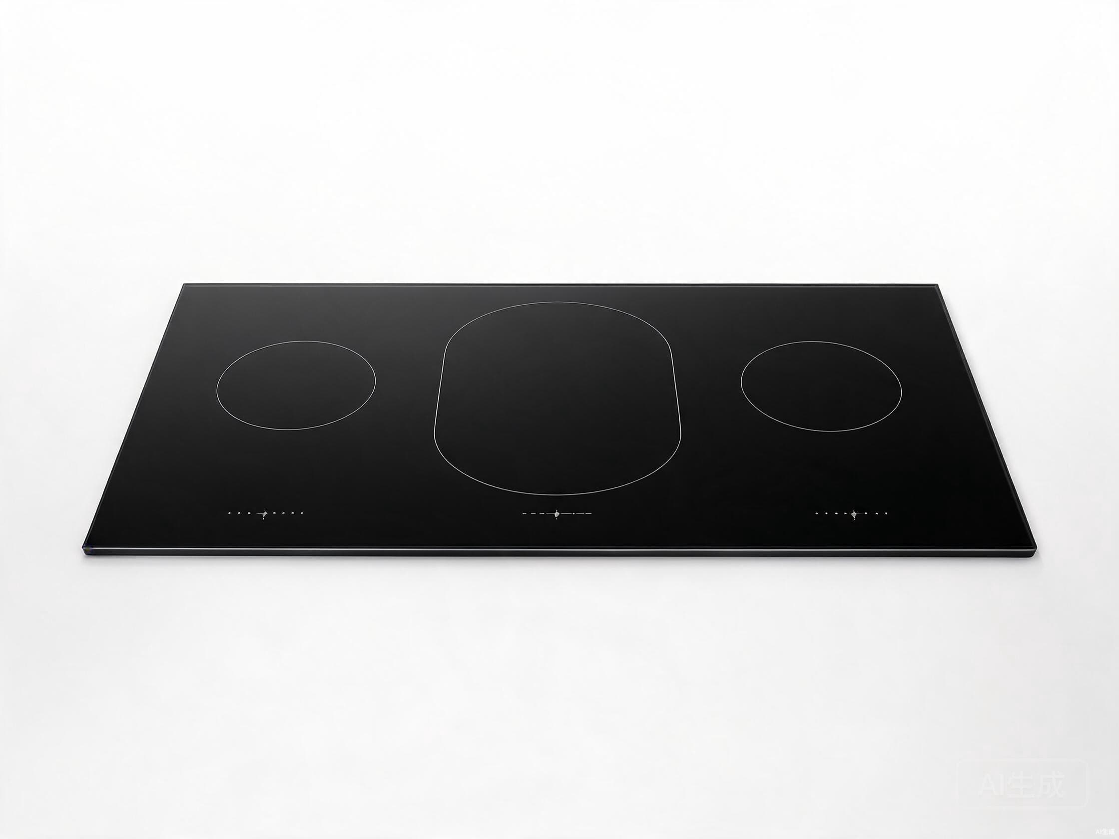 3-zone built-in induction hob HP-ID3 with central flex zone and 5400W power on Schott Ceran glass for modern kitchens
