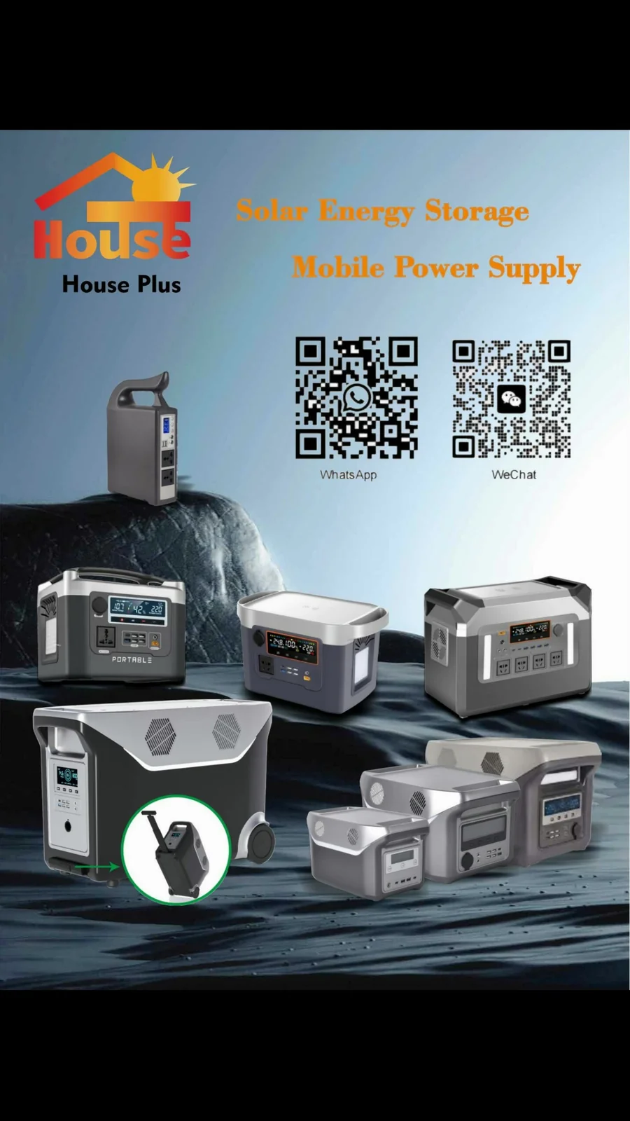 HousePlus Portable Power Supply and Solar Energy Storage Product Overview