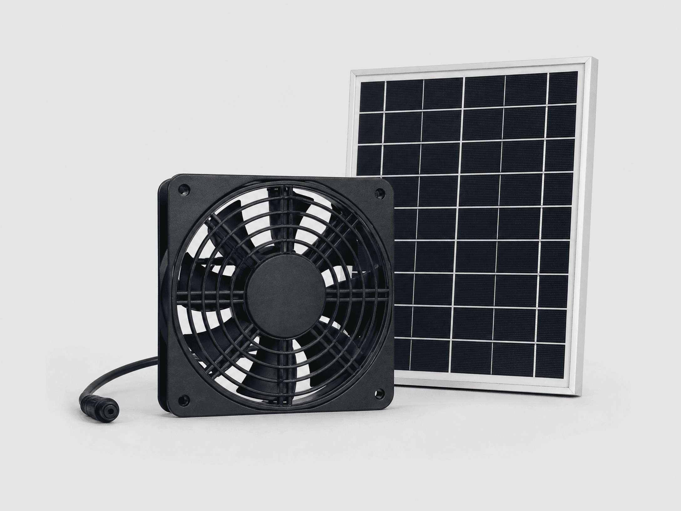 20W DC-Solarventilator HP-SF20 mit bürstenlosem Motor für Gewächshaus- und netzferne Belüftung
