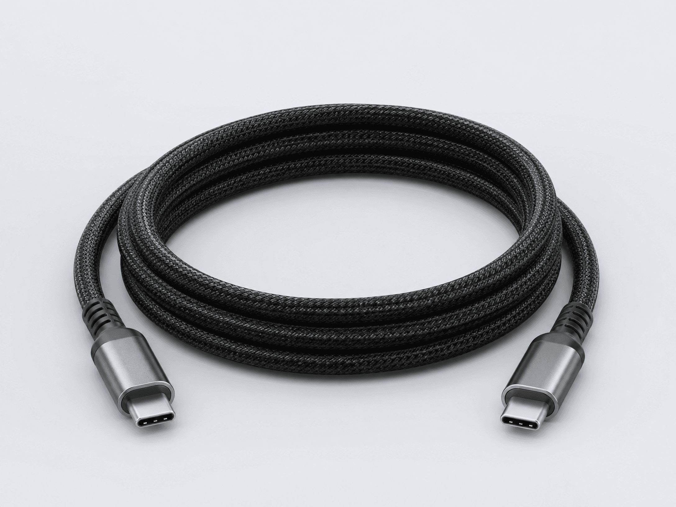 Type-C 100W fast charging cable HP-3C-TC100W 5A nylon braided for MacBook charging