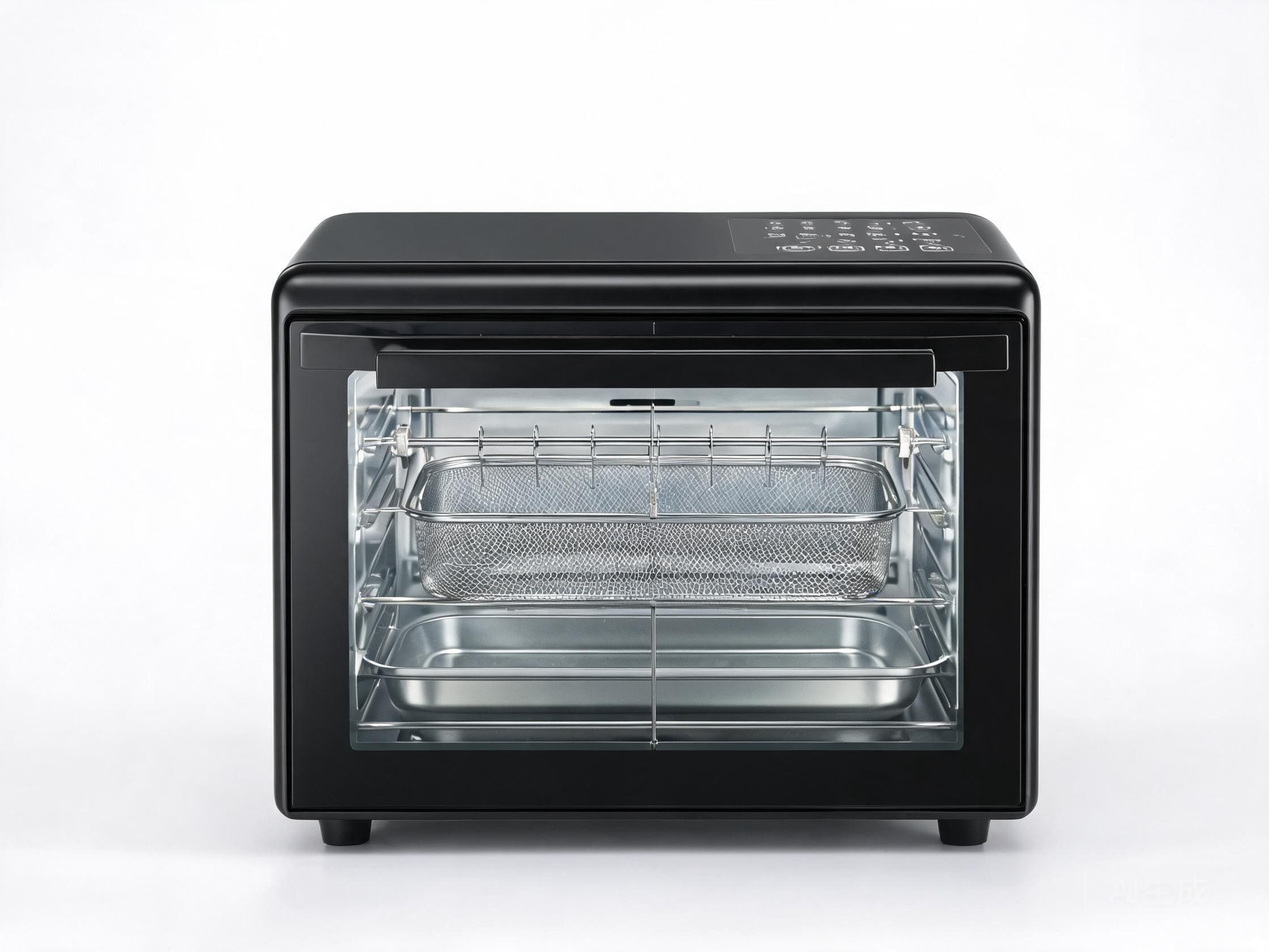 12L multi-function air fryer oven HP-AF120 with rotisserie and 16 preset programmes for large family cooking