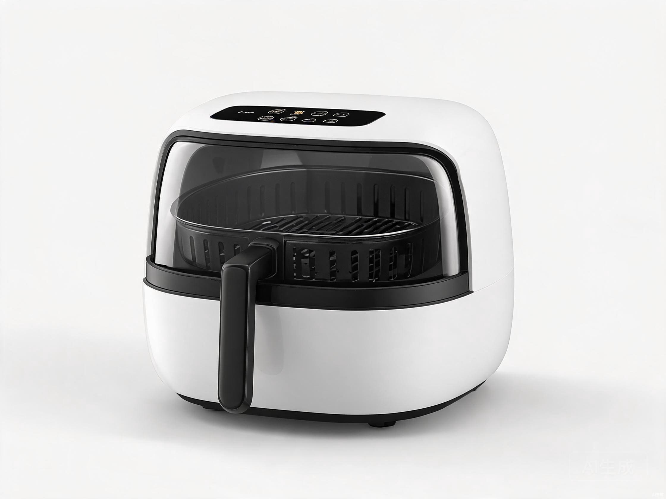 4.5L oil-free air fryer HP-AF45 with transparent visual window and 7 preset programmes for healthy cooking
