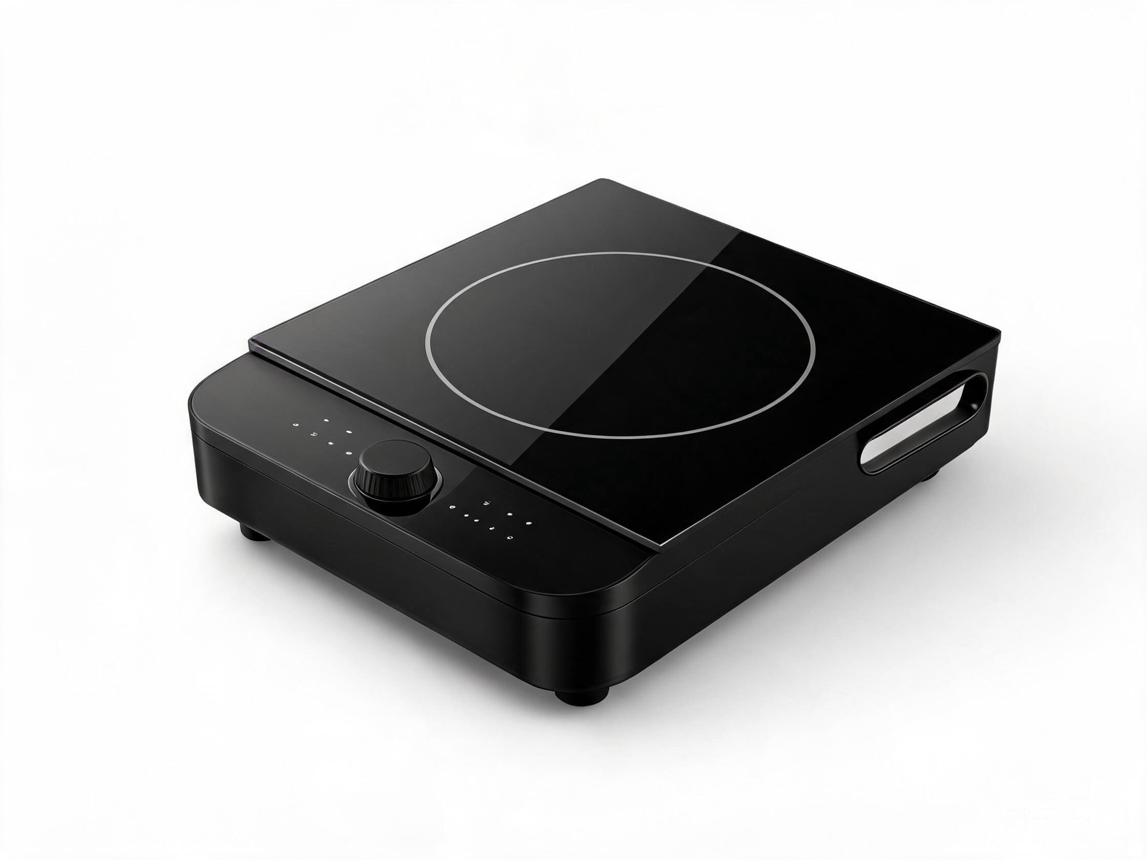 2000W portable induction cooker HP-PIC20 with crystal glass surface and touch control for flexible tabletop cooking