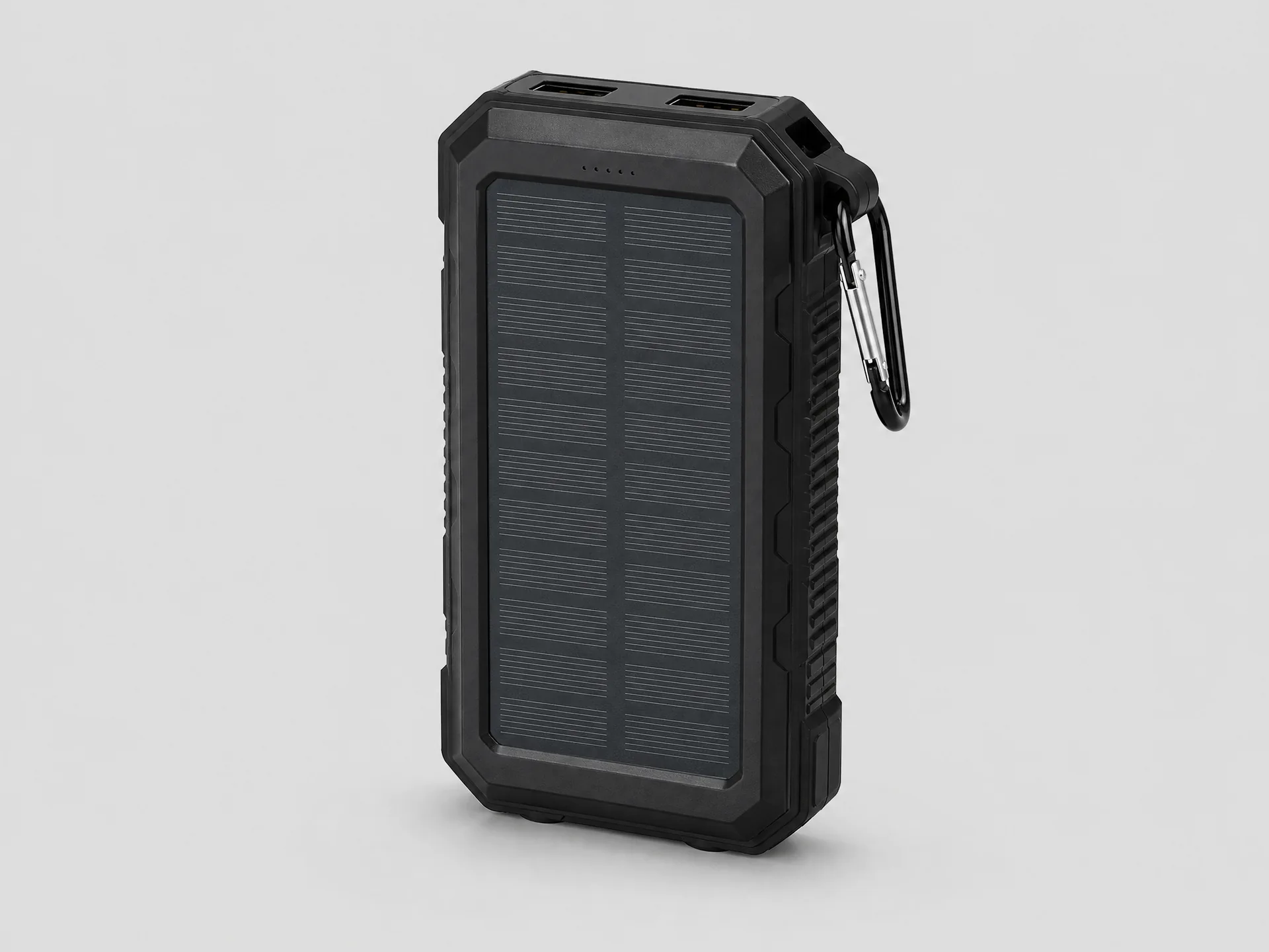 20000mAh solar power bank HP-SPB20K with dual USB and 18W PD fast charging