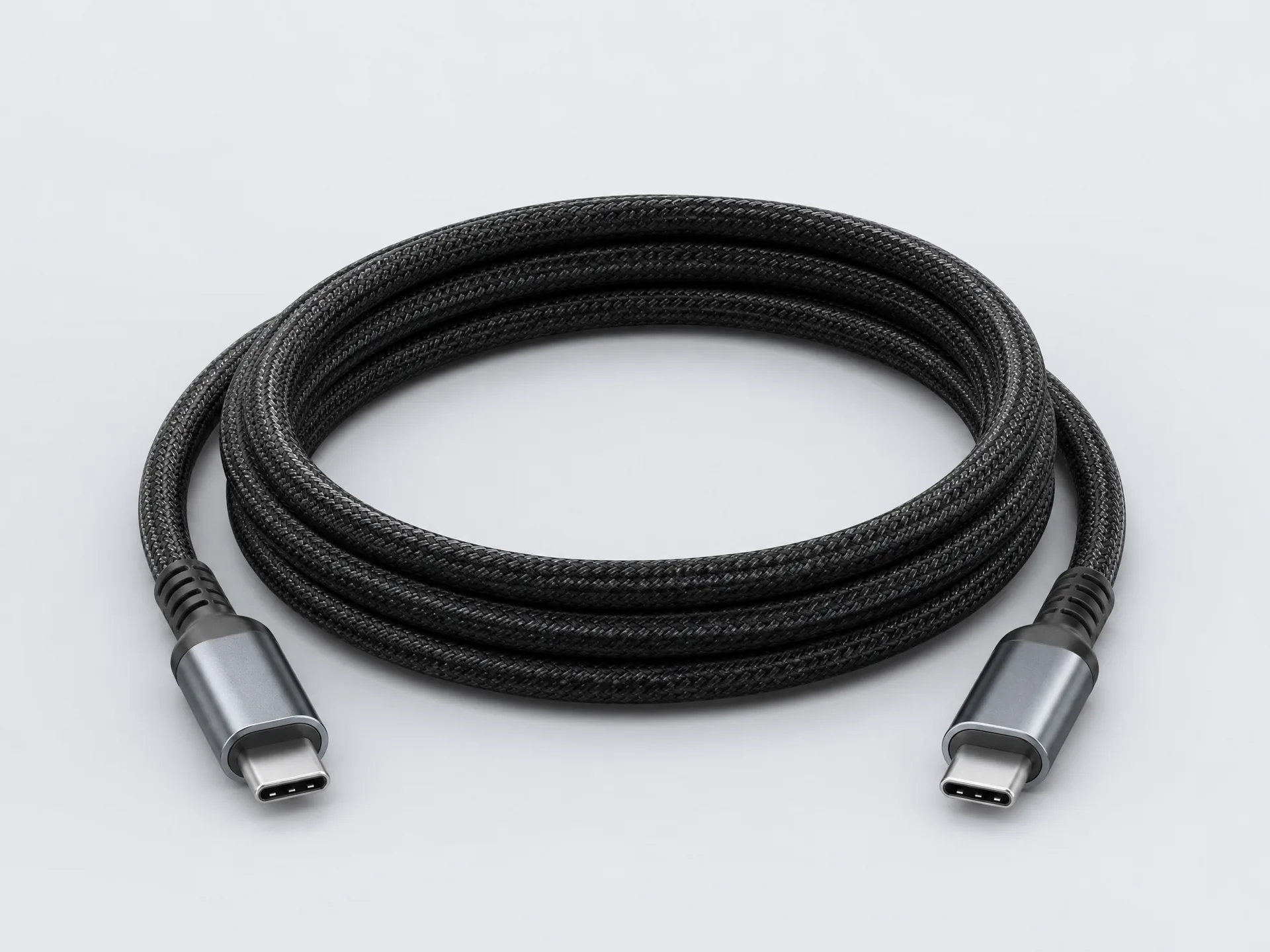Type-C 100W fast charging cable HP-3C-TC100W 5A nylon braided for MacBook charging