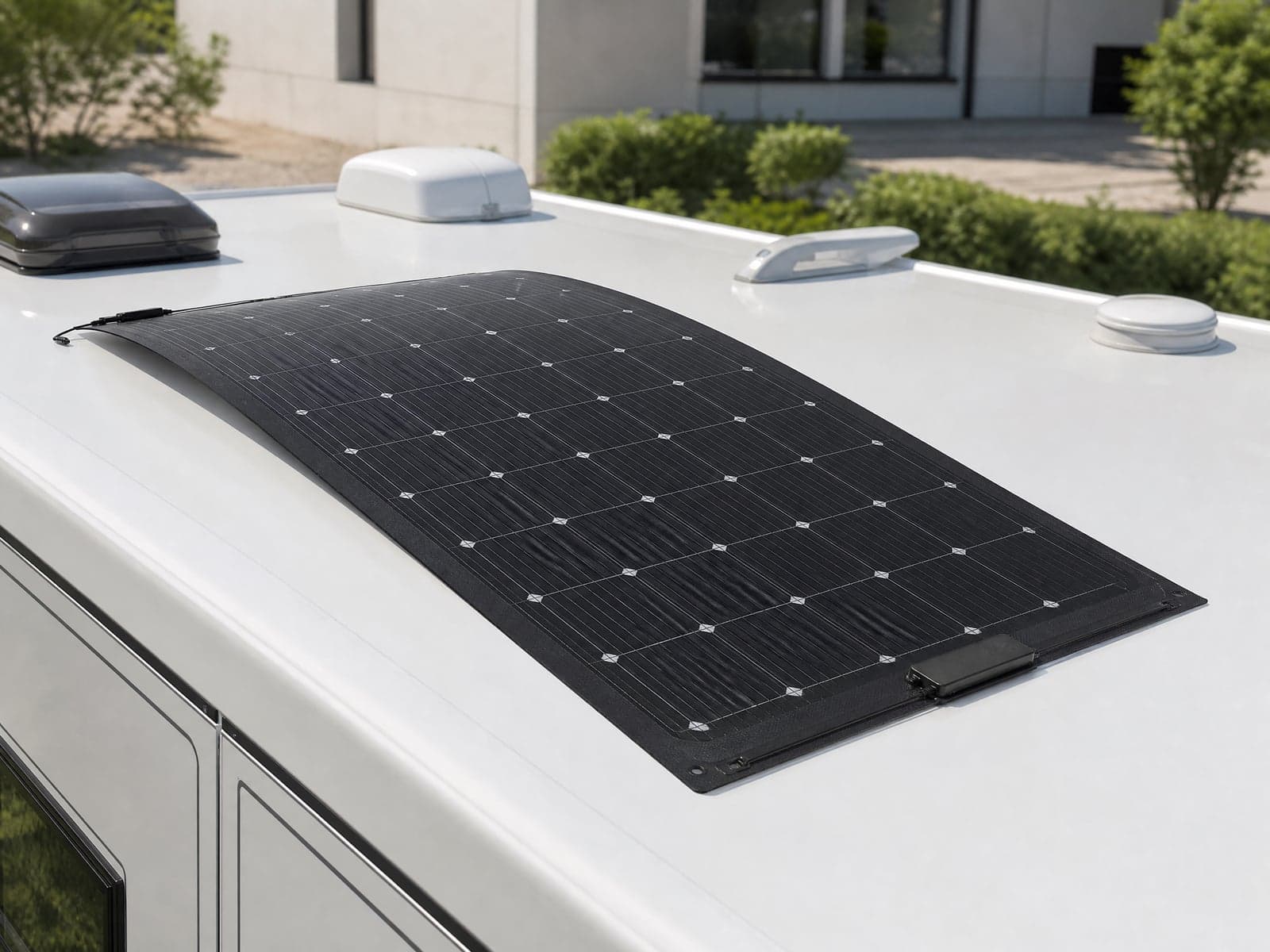 400W halbflexibles Solarmodul — Anwendungsansicht