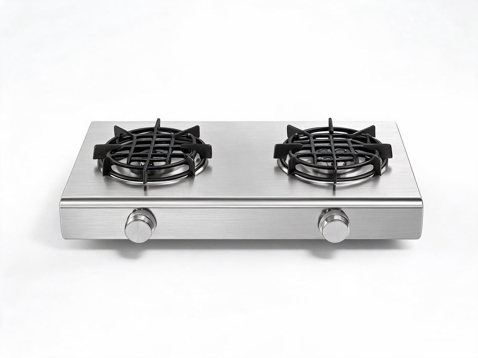 Réchaud à gaz portable 2 feux — de table — vue d’application