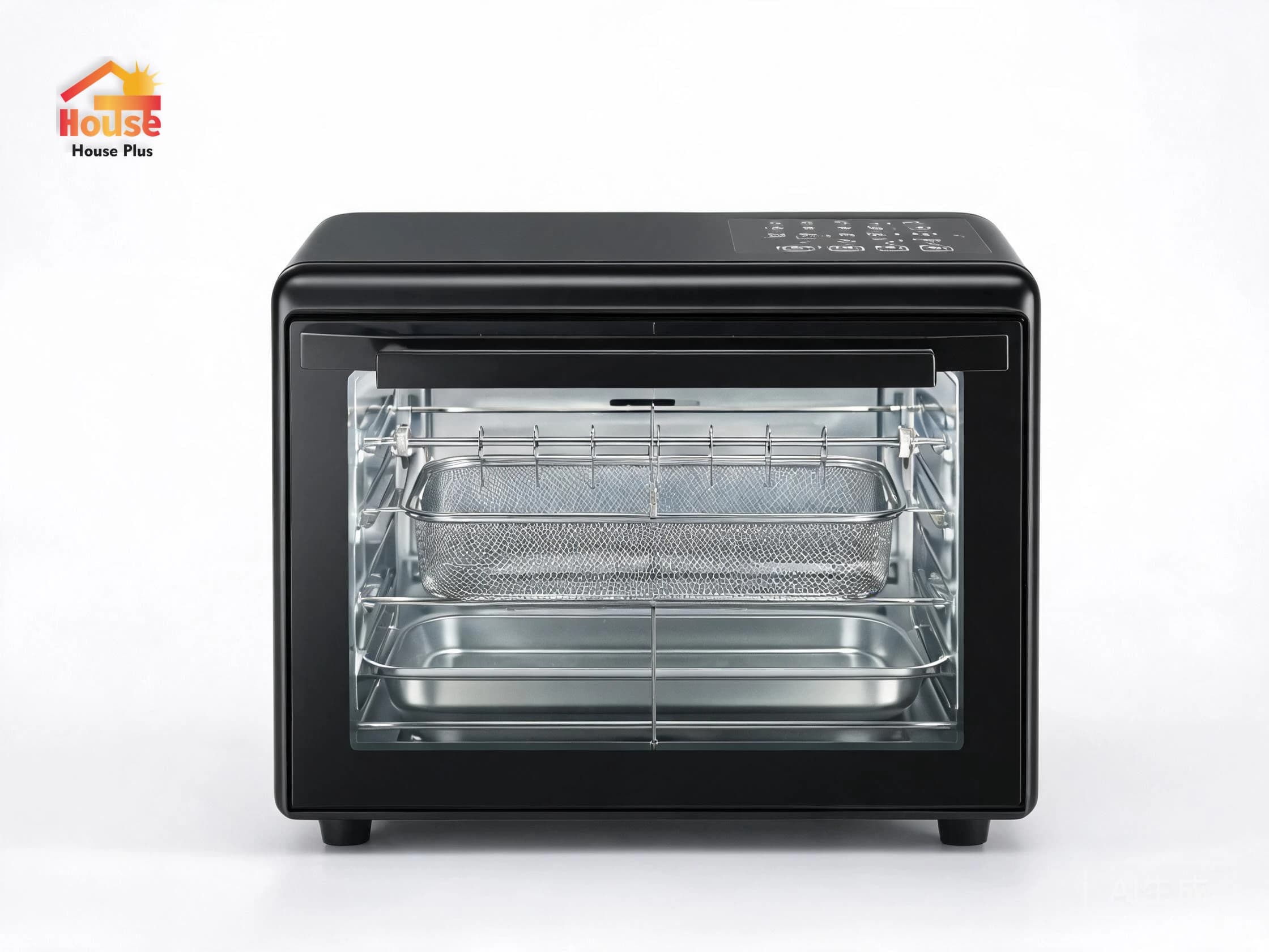 Four à friteuse à air multifonction 12 L avec rôtissoire — vue du produit de marque HousePlus