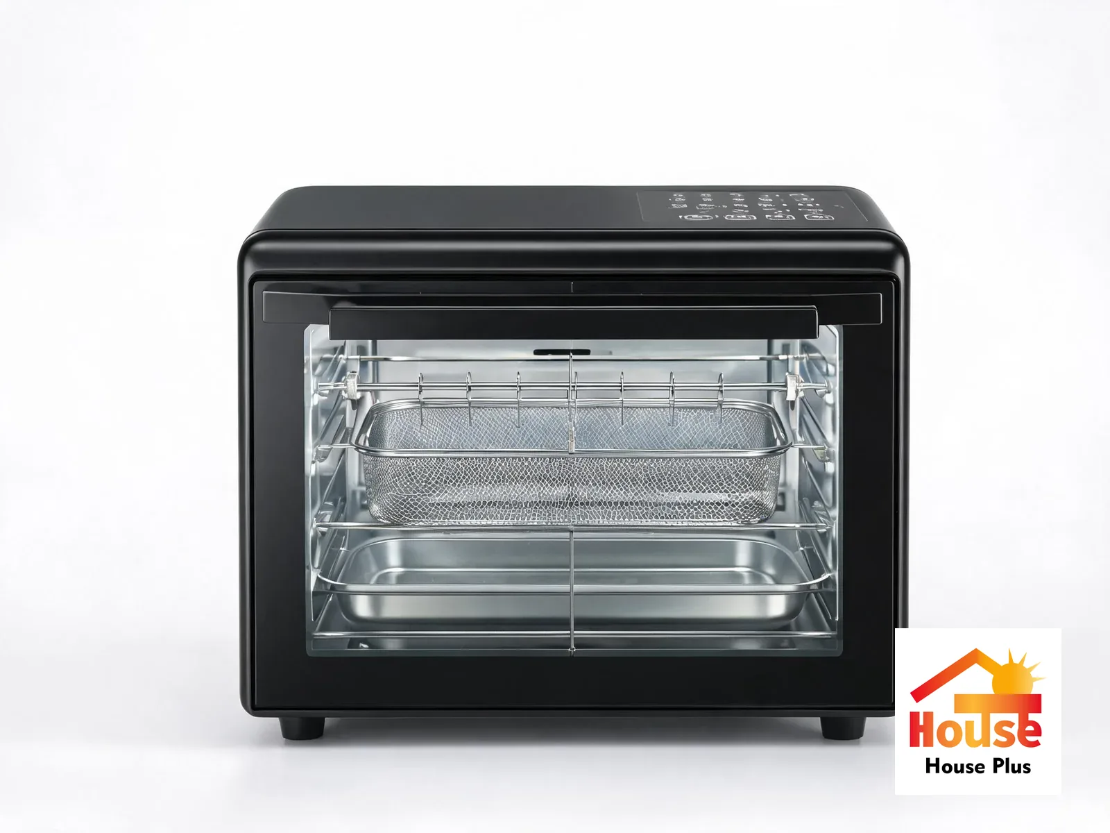Four à friteuse à air multifonction 12 L avec rôtissoire — vue du produit de marque HousePlus