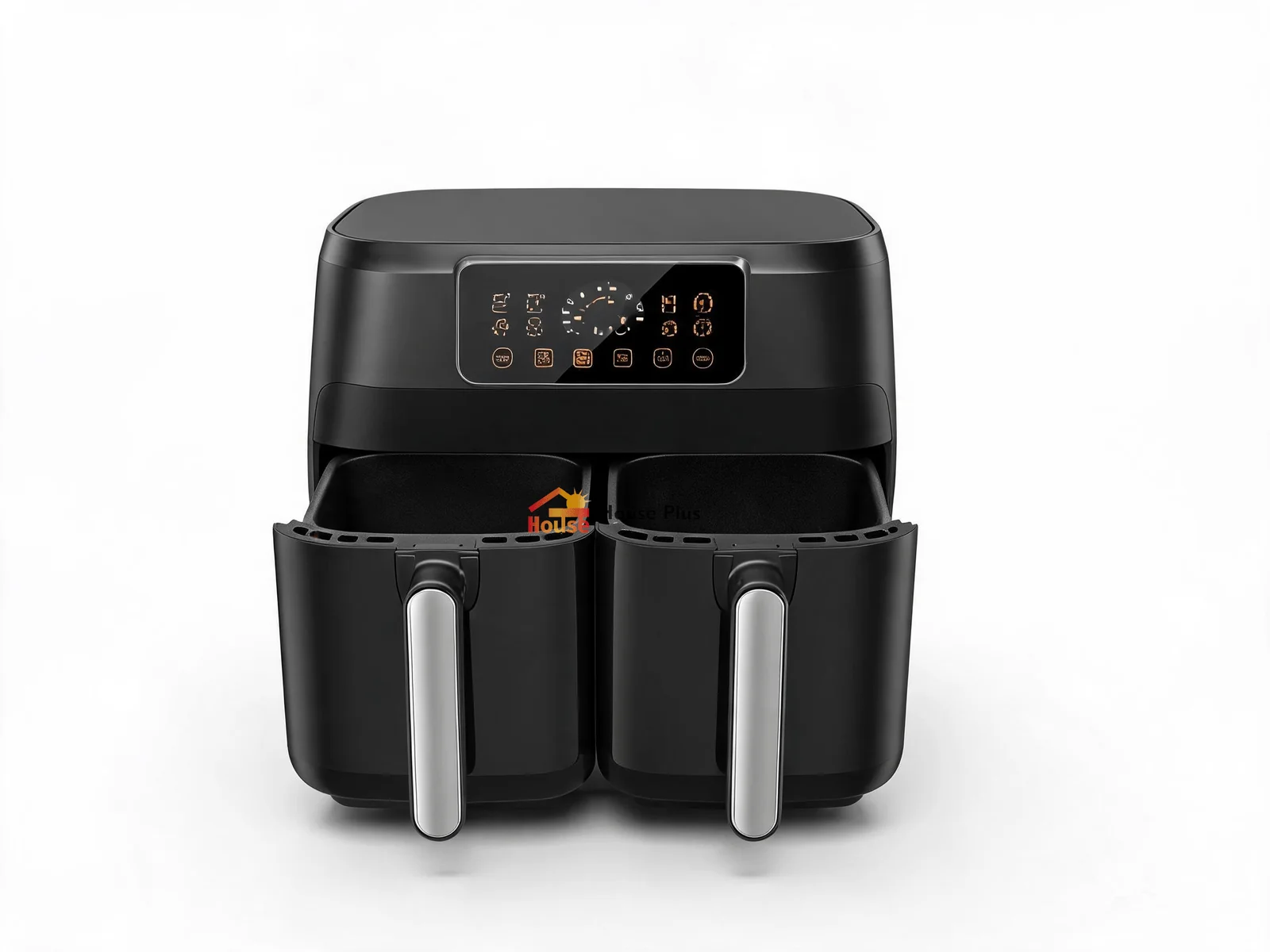 Freidora de aire digital 8L con doble zona de cocción — vista del producto con marca HousePlus