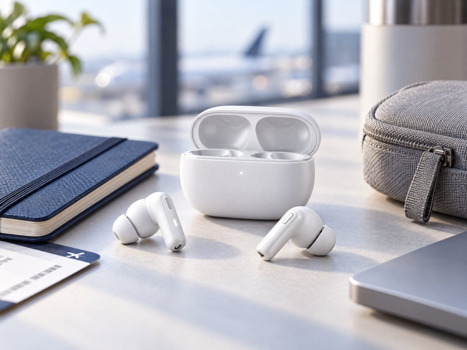 True Wireless ANC Earbuds — HousePlus branded product view