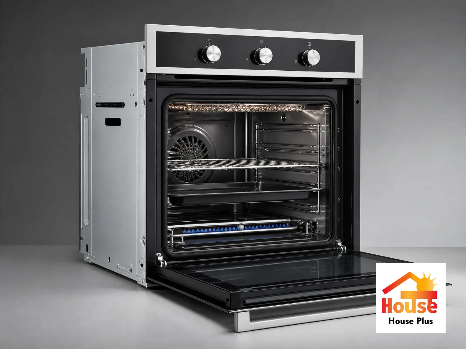 Four à gaz encastrable 60L — Convection + Grill — vue du produit de marque HousePlus