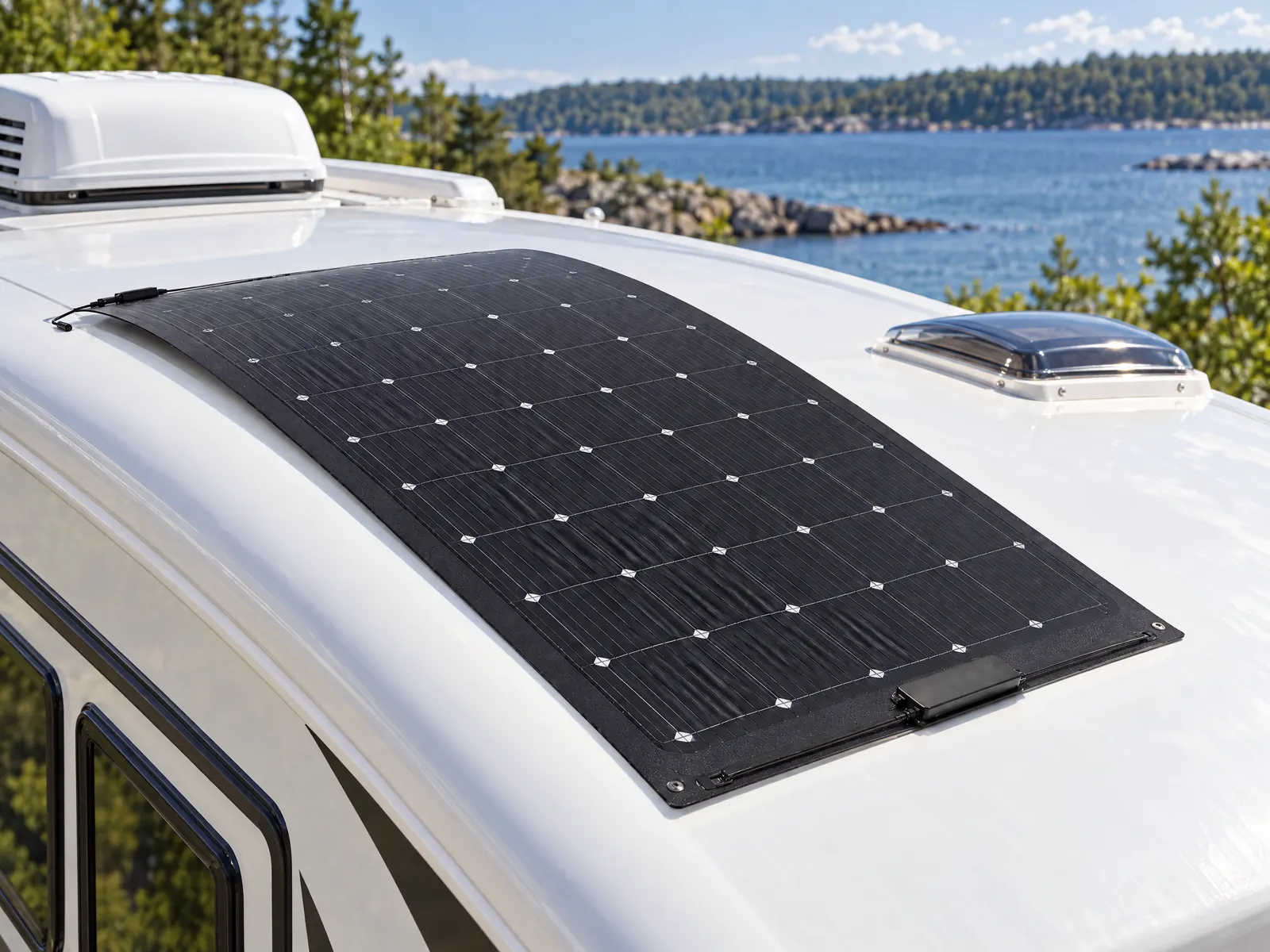 400W halbflexibles Solarmodul — HousePlus Markenprodukt-Ansicht