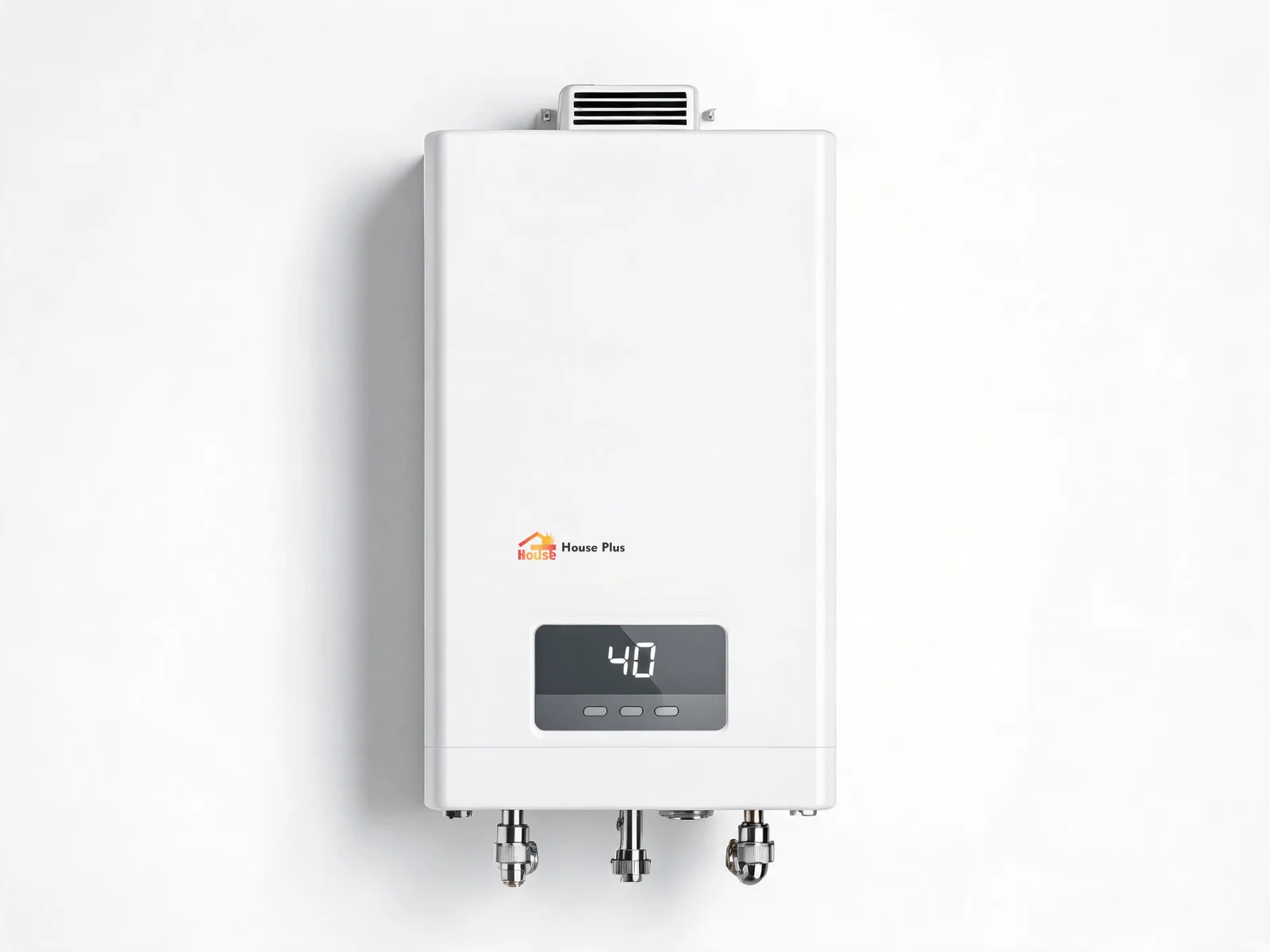 12L/min Tankloser Gas-Durchlauferhitzer — HousePlus Markenprodukt-Ansicht