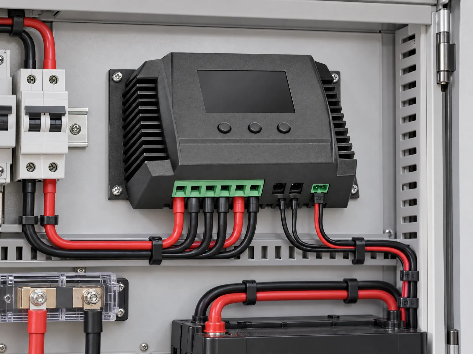 Régulateur de charge solaire MPPT 40A — vue du produit de marque HousePlus