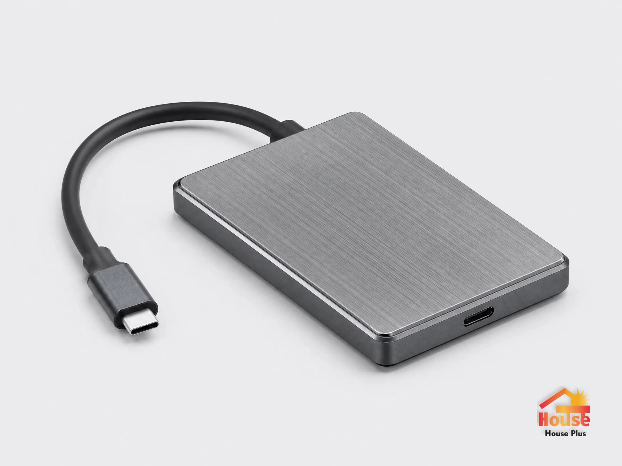 SSD portátil USB-C 1TB — vista del producto con marca HousePlus