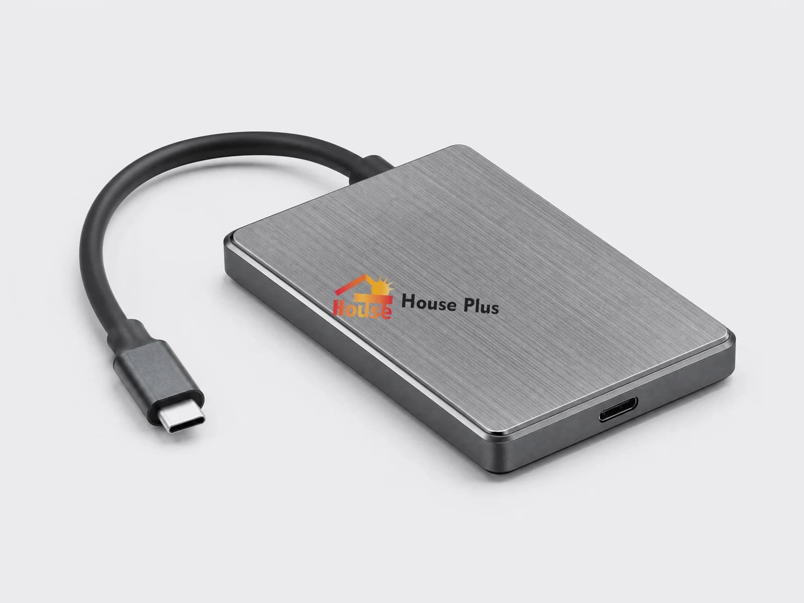 SSD portátil USB-C 1TB — vista del producto con marca HousePlus