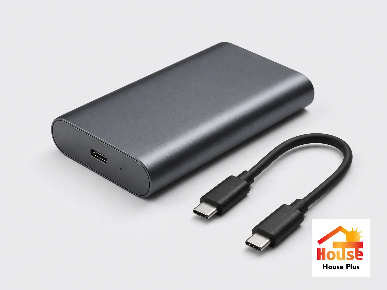Batterie externe 60W PD à charge rapide — vue du produit de marque HousePlus
