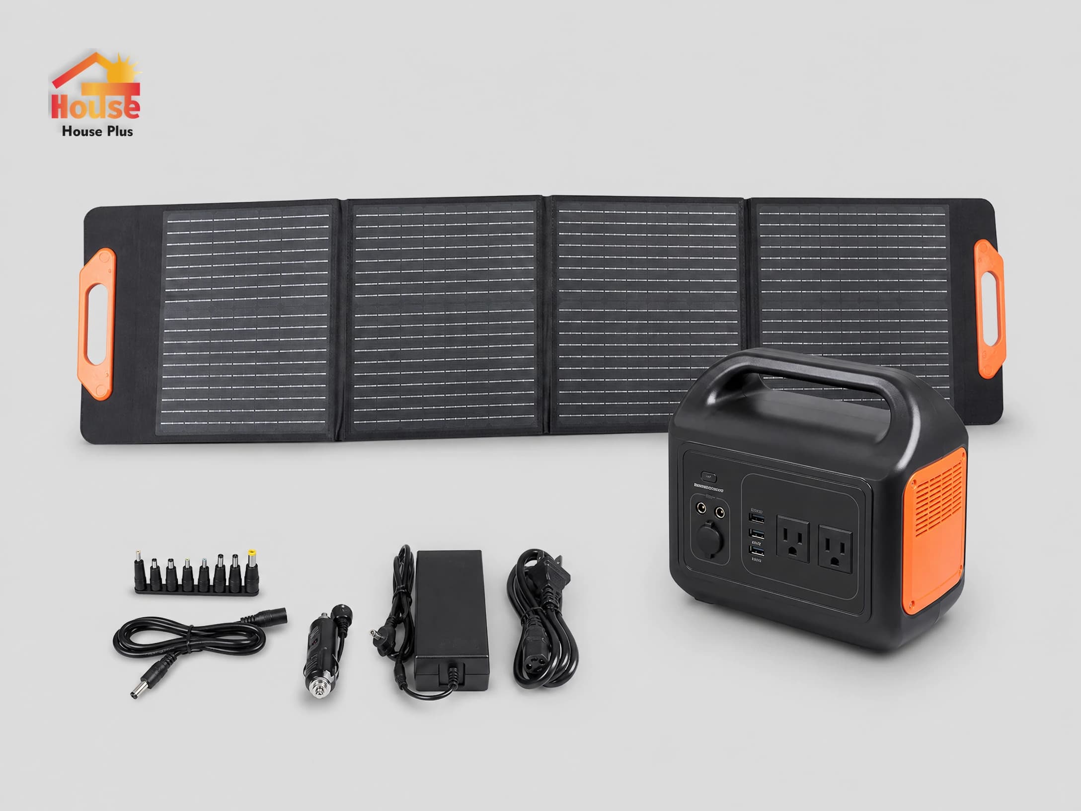 Tragbares 300W Solar-Generator-Kit — HousePlus Markenprodukt-Ansicht