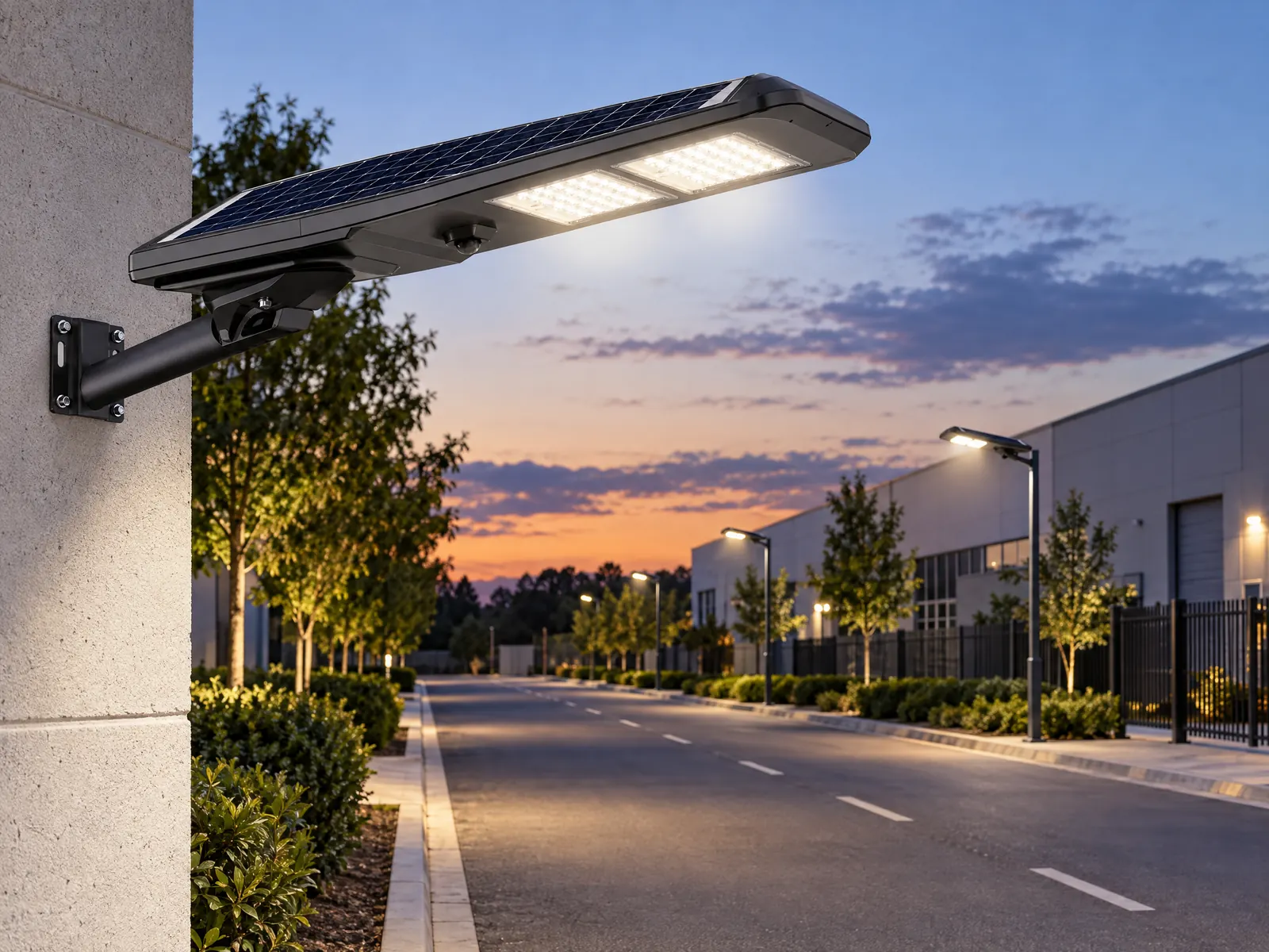 200W All-in-One Solar-Straßenleuchte — HousePlus Markenprodukt-Ansicht