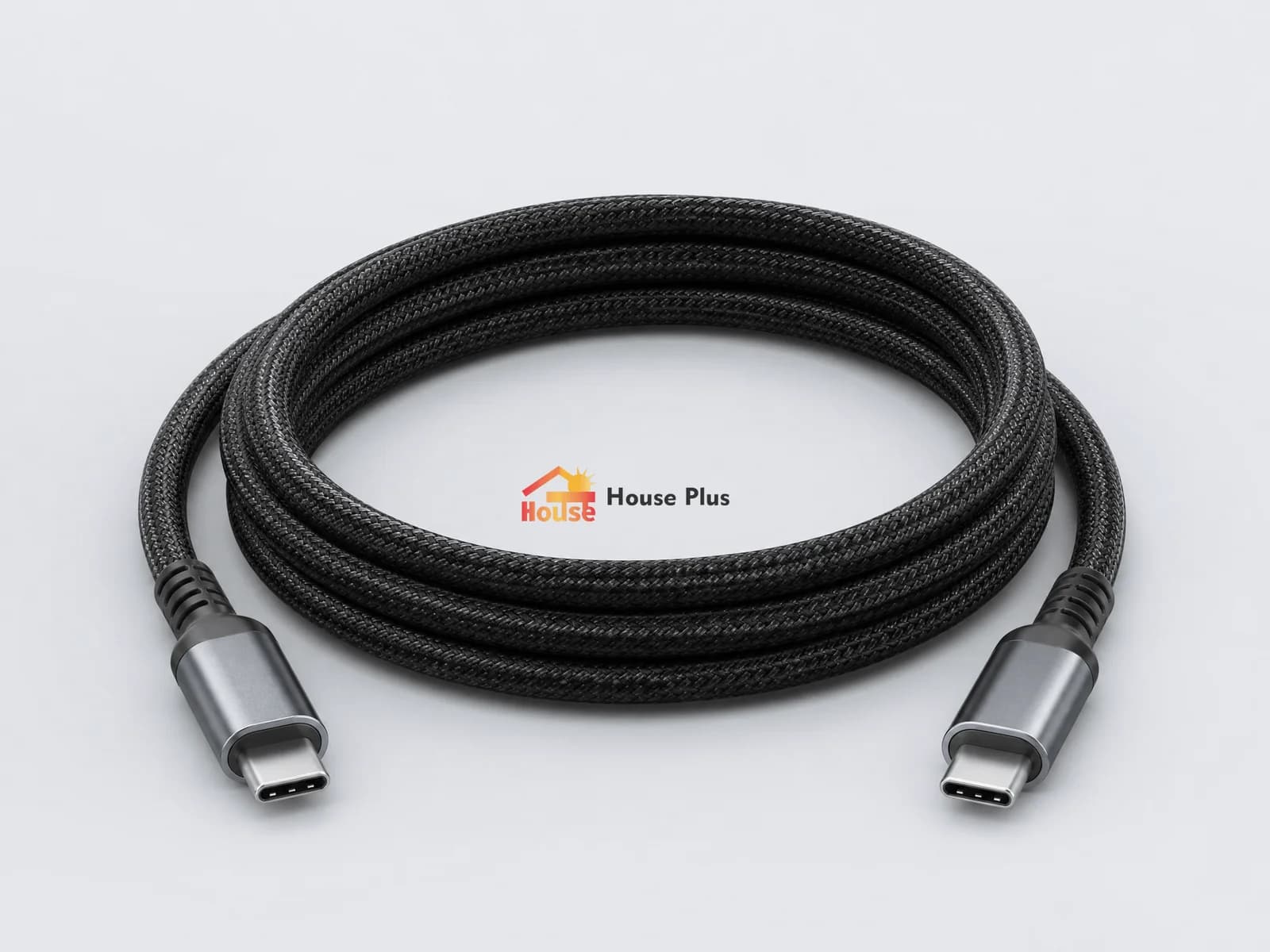 Câble de charge rapide Type-C 100W (5A) — vue du produit de marque HousePlus