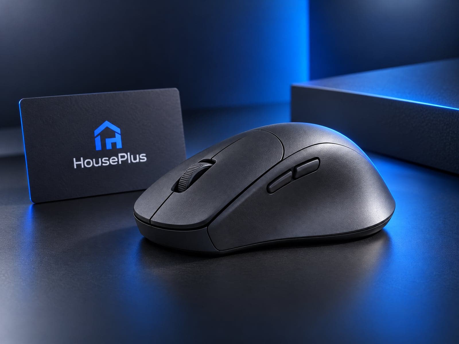 Ergonomic Wireless Mouse — HousePlus branded product view