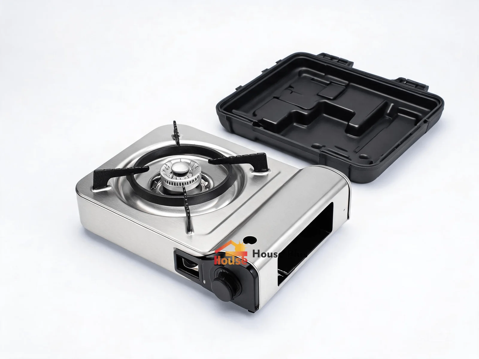 Portable Butane Cassette Gas Stove — Single Burner — HousePlus branded product view