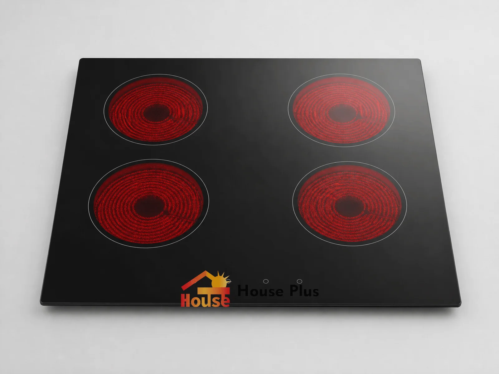 4-Zone Built-in Ceramic Hob — Radiant Heating — HousePlus branded product view