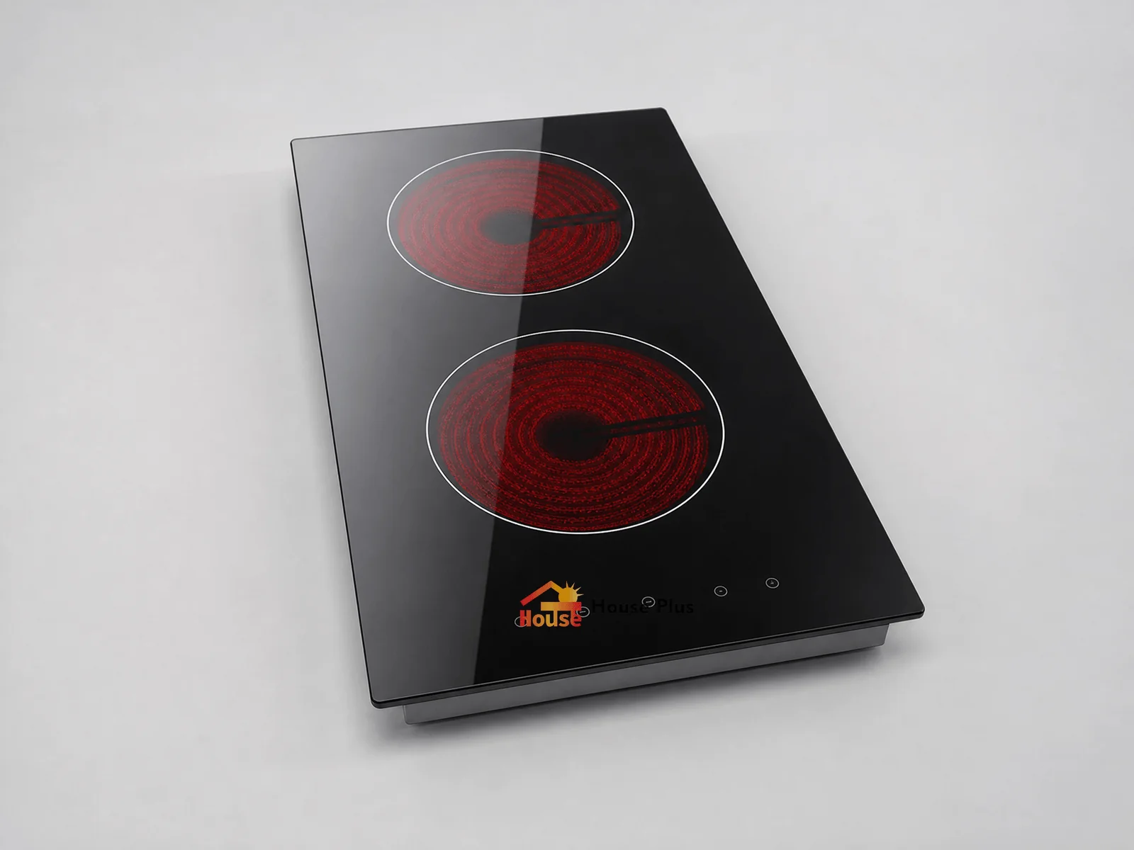 Double Zone Ceramic Hob — Radiant Heating — HousePlus branded product view