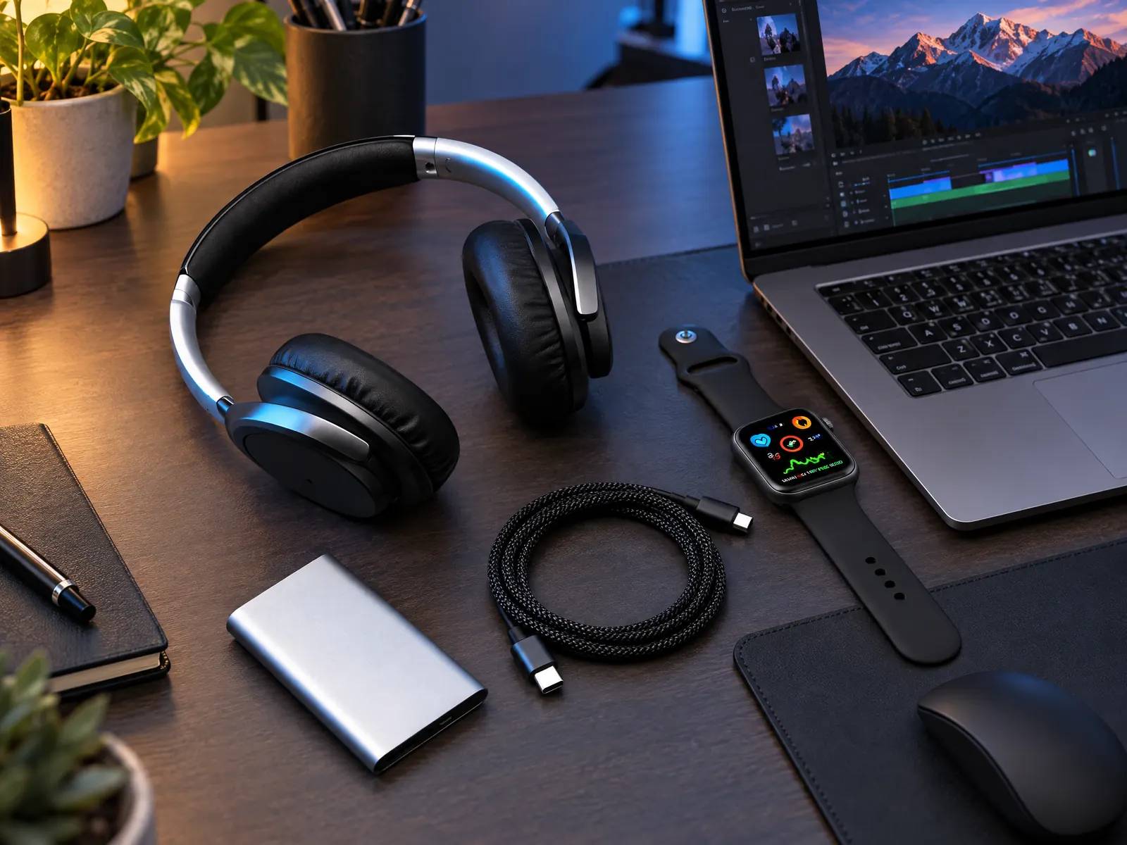 Over-Ear Headphone with Microphone — HousePlus branded product view