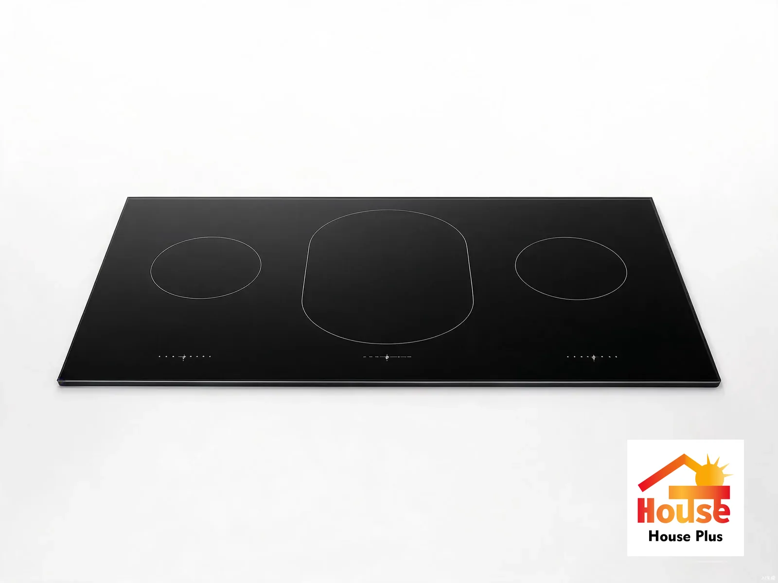3-Zone Built-in Induction Hob — Flex Zone + Timer — HousePlus branded product view