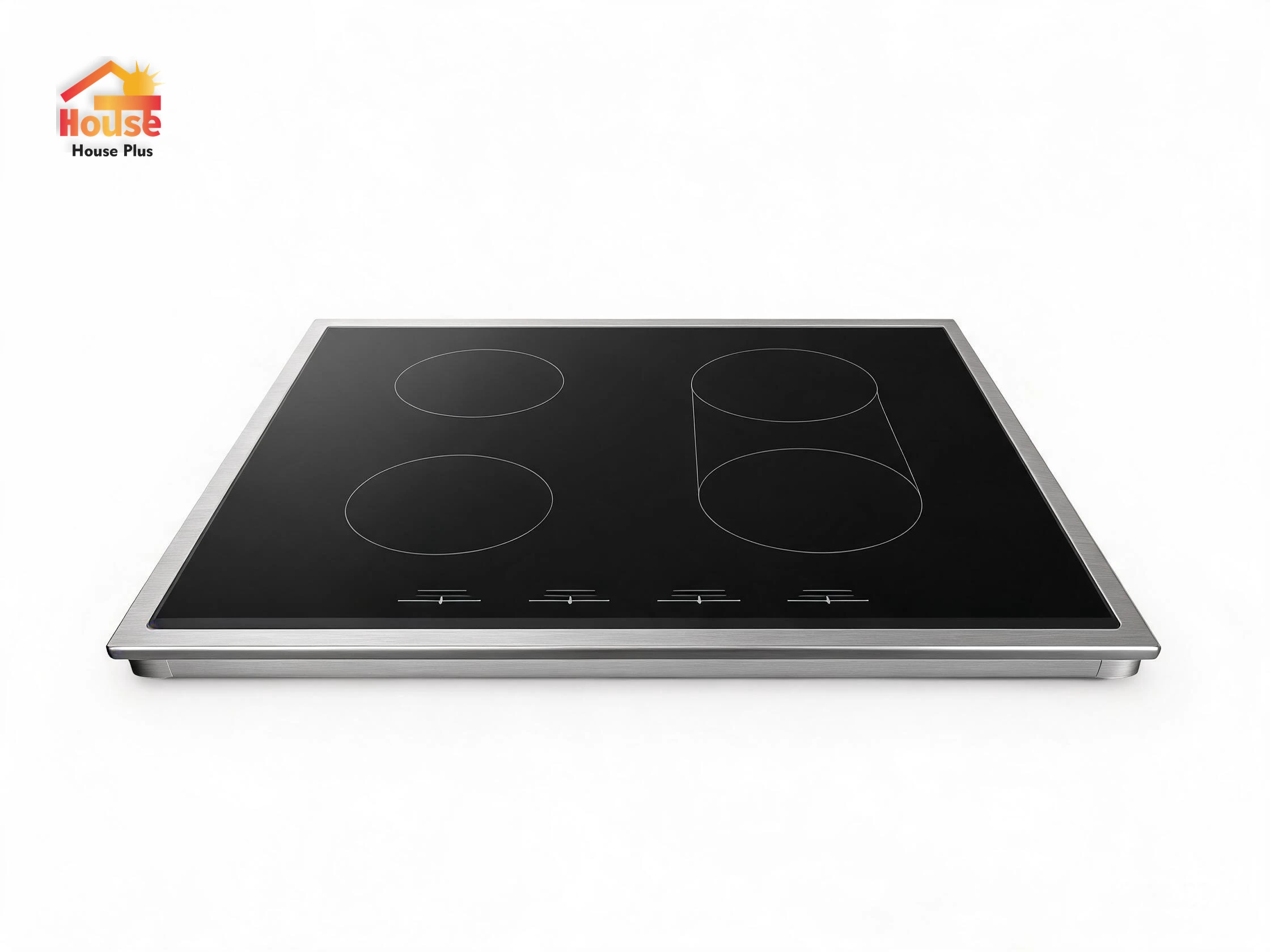 4-Zone Built-in Induction Hob — Flex Bridge + Touch — HousePlus branded product view