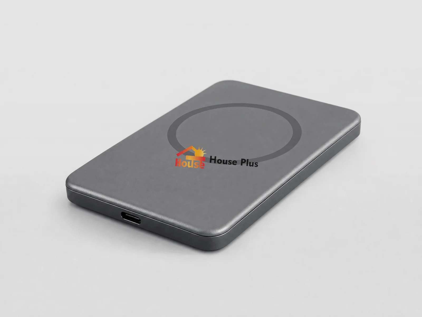 10000mAh Magnetic Wireless Power Bank — HousePlus branded product view