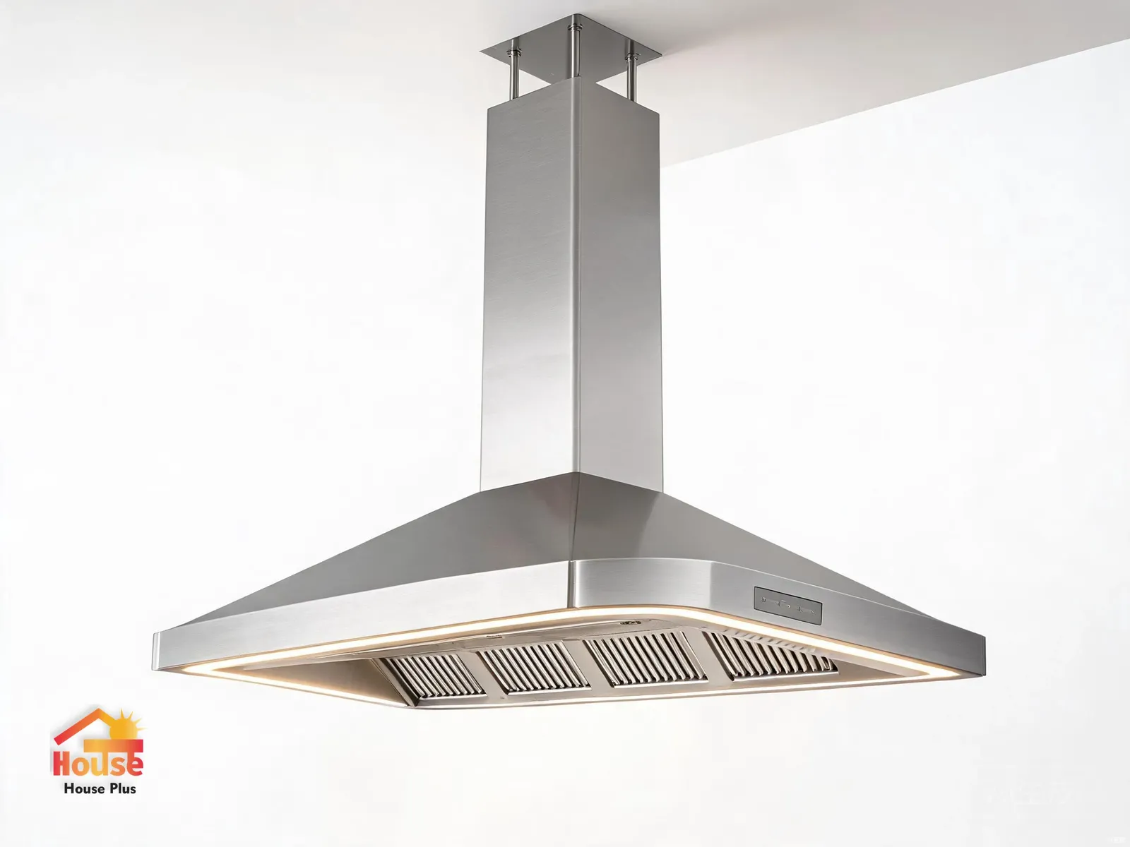 900mm Island Mount Range Hood — Ceiling Suspended — HousePlus branded product view