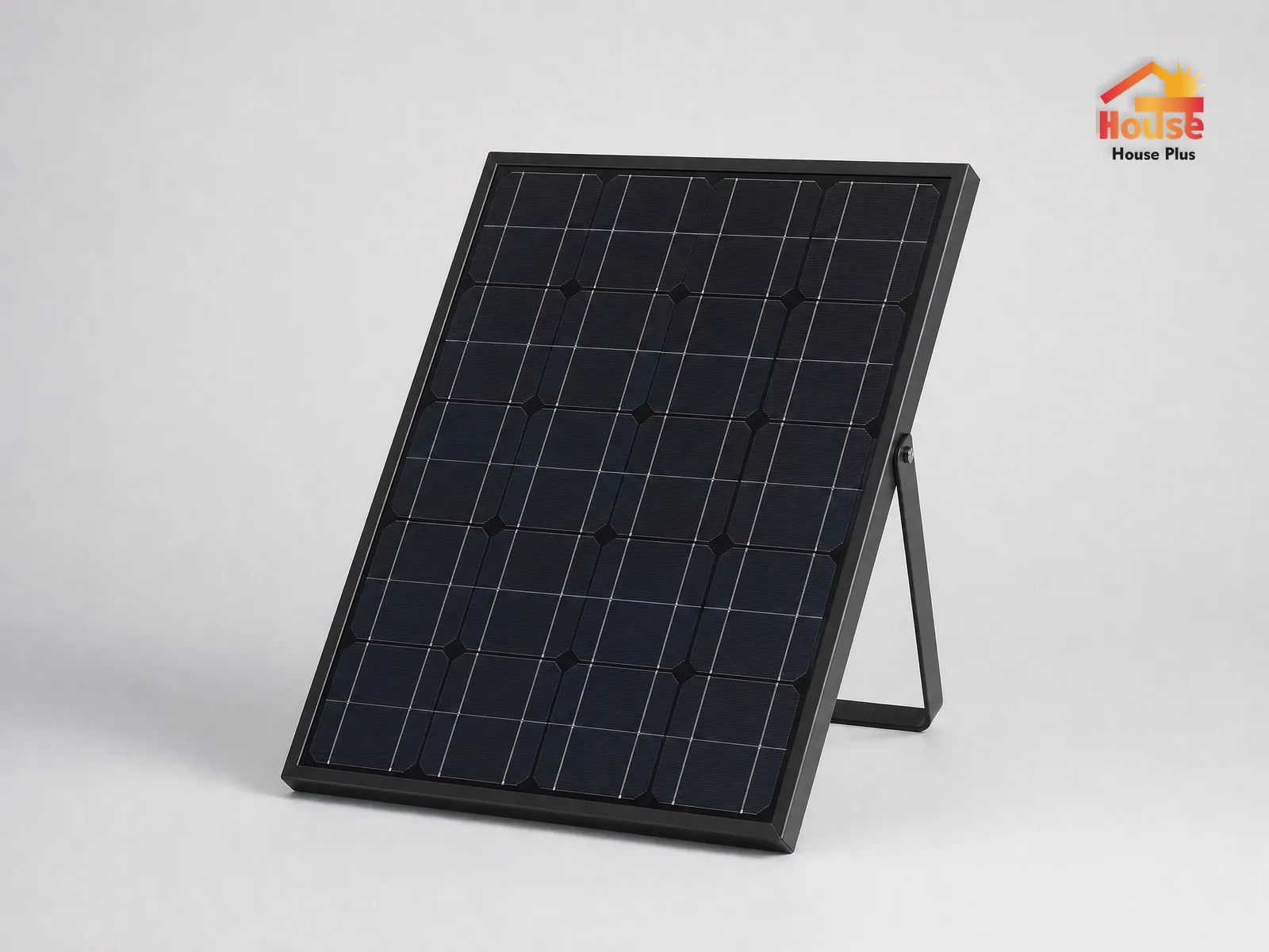 100W Monocrystalline Solar Panel — HousePlus branded product view
