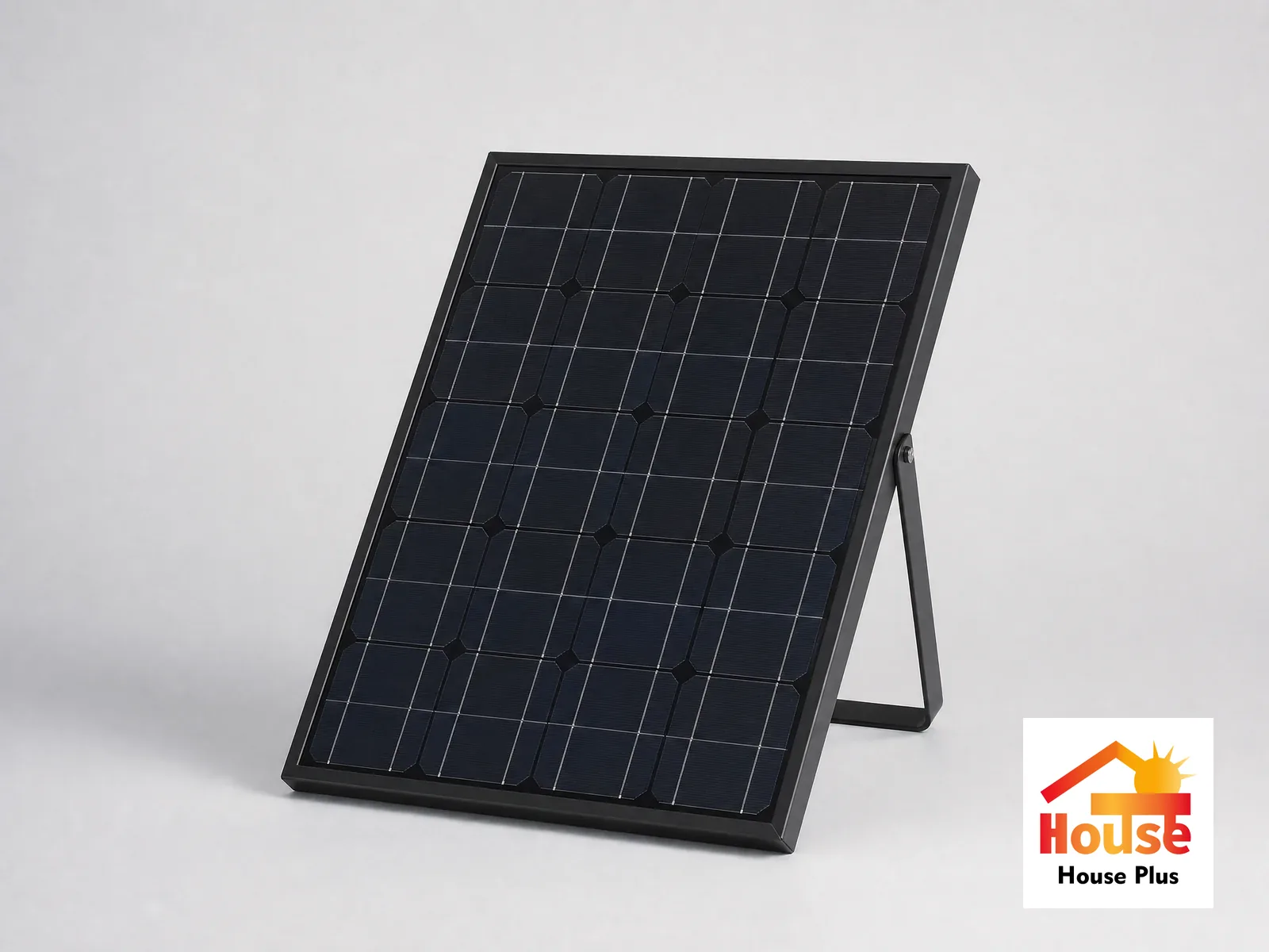 100W Monocrystalline Solar Panel — HousePlus branded product view