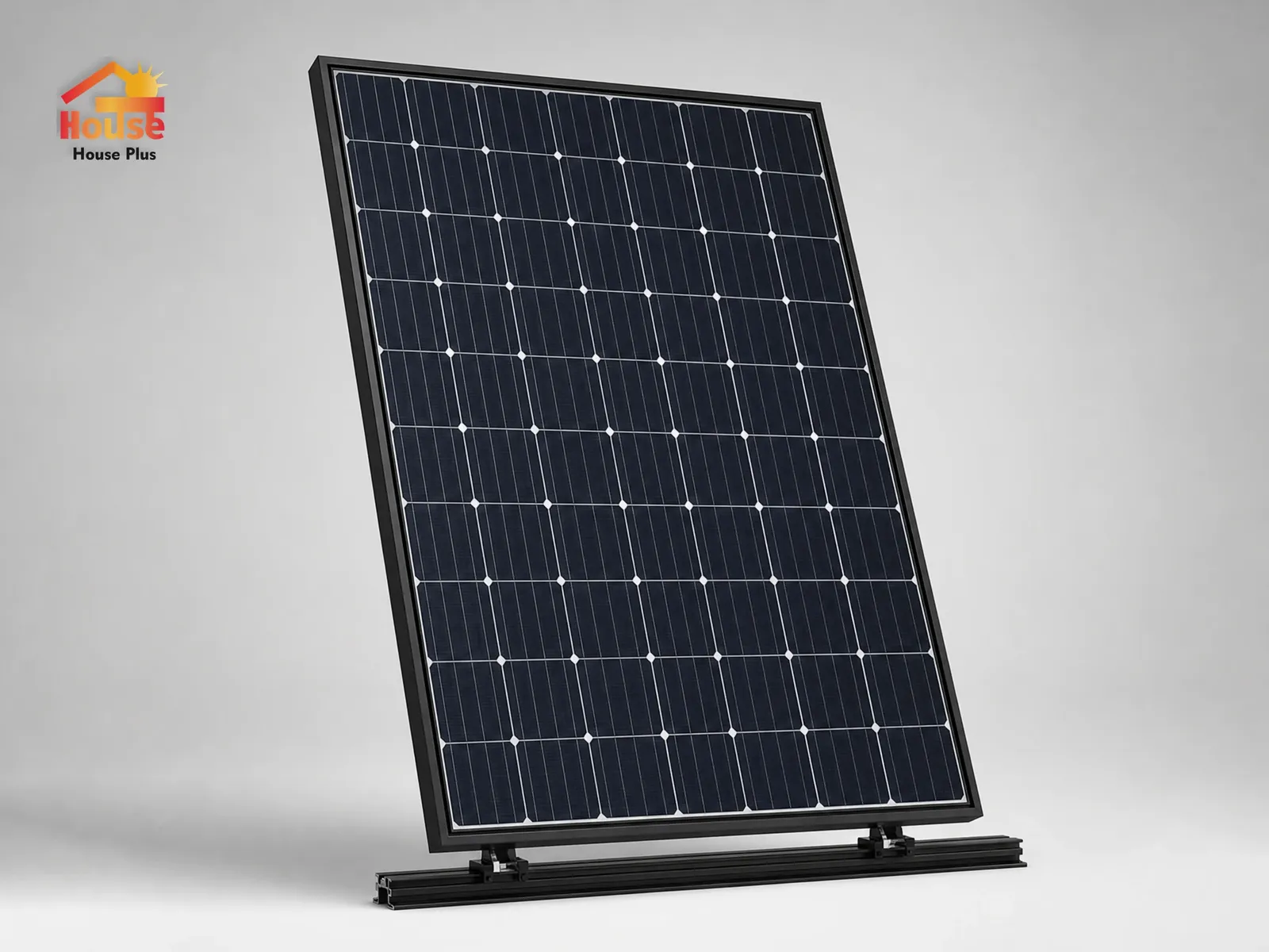500W Monocrystalline Solar Panel — HousePlus branded product view