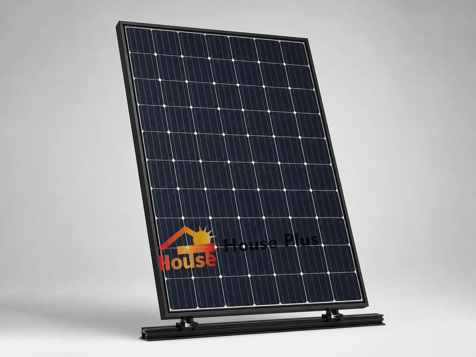 500W Monocrystalline Solar Panel — HousePlus branded product view